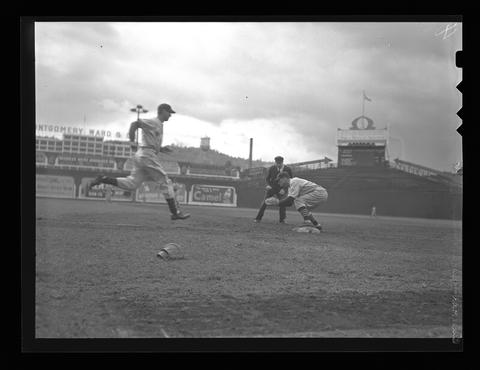 Old Ballparks - Multnomah Stadium, reconfigured in 1956 as the home of the  PCL Portland Beavers. Vaughn Street had been deemed unsuitable for play, so  the Bevos (and the legendary groundskeeper Rocky