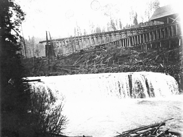 Butte Falls railroad trestle, 1905