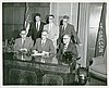 Governor Paul Patterson in 1955 signing HB 27, legislation that would make Portland State a four-year college