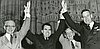McCall and Nixon, 1954, at an Oregon masonic temple