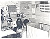 Living quarters in the Portland Assembly Center, 1942