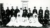 Young men and women at Chemawa, 1886. Courtesy Oregon Hist. Soc. Research Lib., 0170G047.