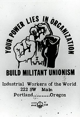 industrial workers of the world poster