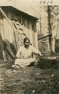Victoria Howard sitting on ground