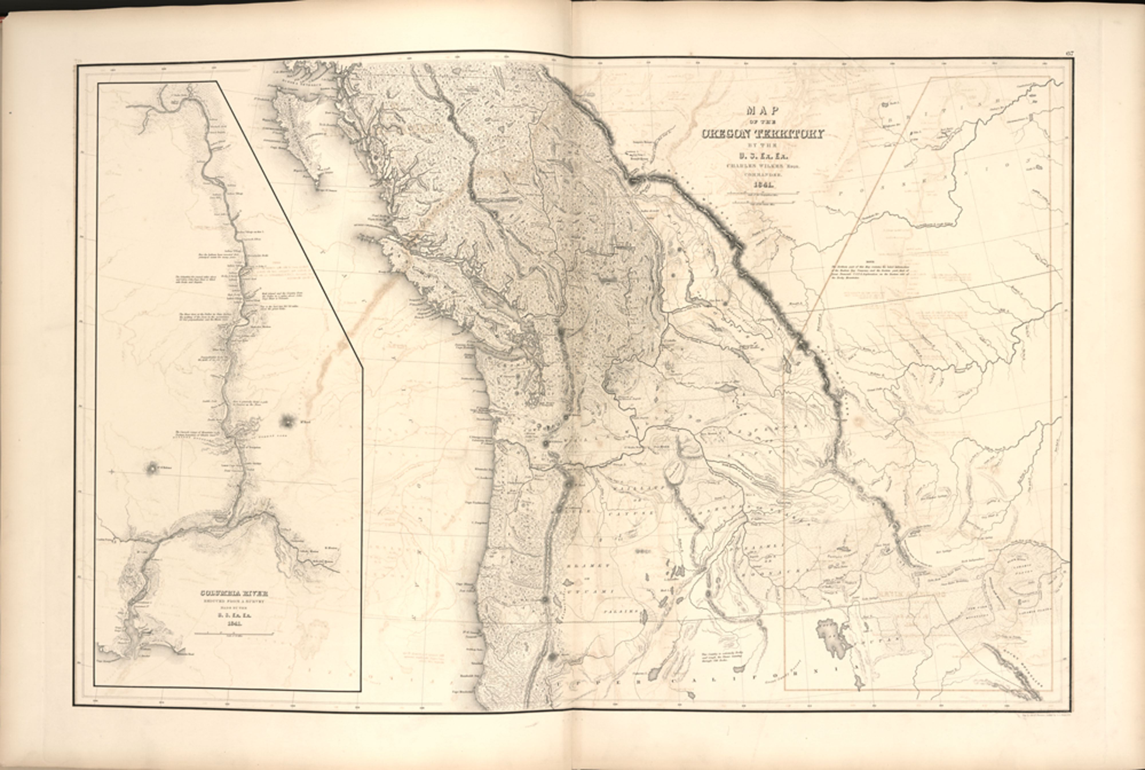United States Map 1842